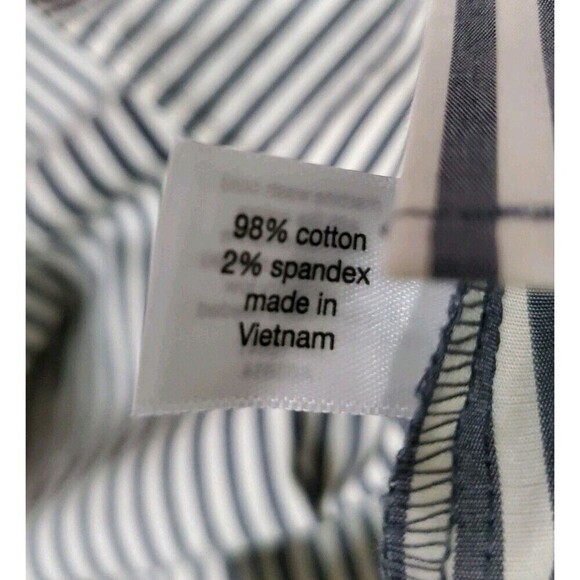 Lane Bryant Button Shirt Women's Size 2X (18/20) Striped Long Sleeve NWT - Picture 9 of 13